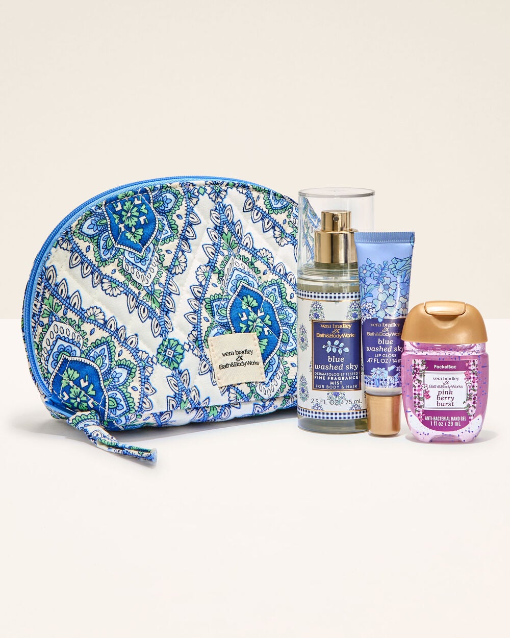 Vera Bradley Blue Paisley Gift Set