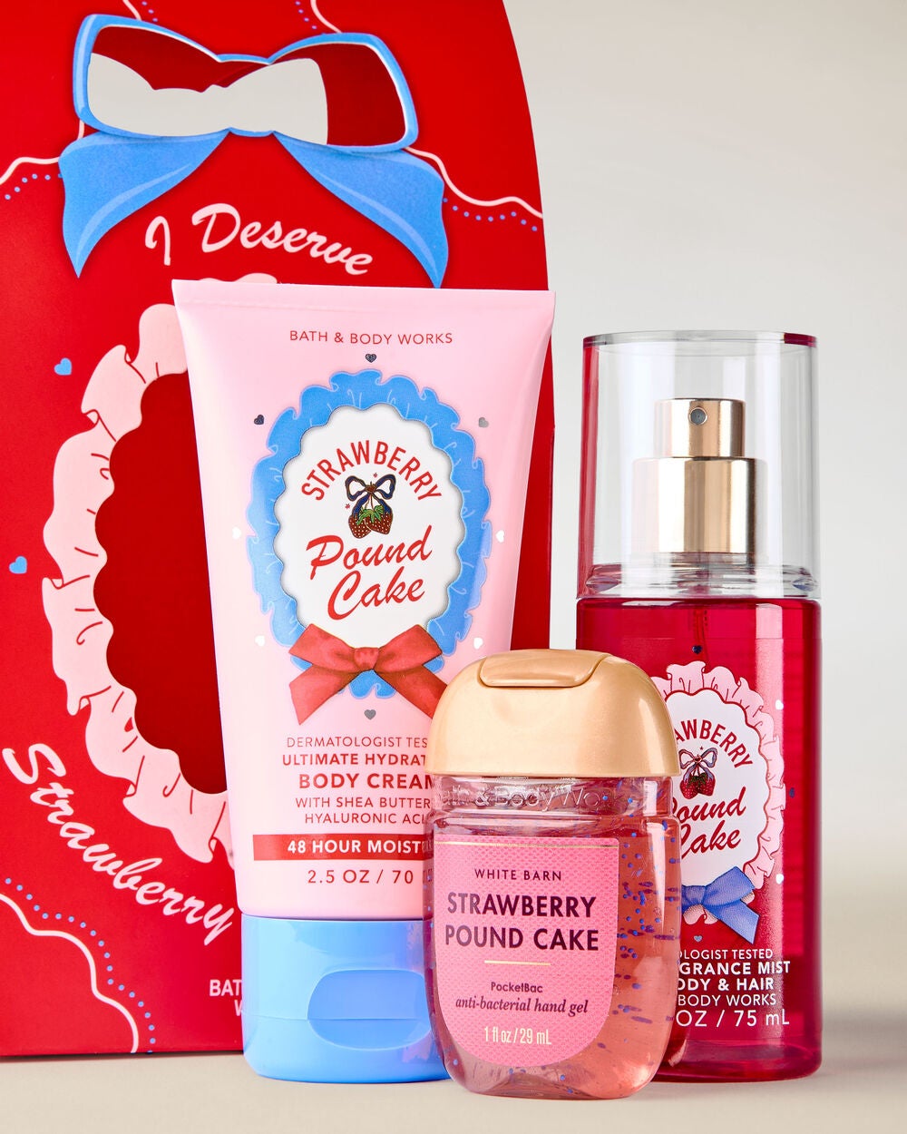 Strawberry Pound Cake Mini Gift Set - Image 2