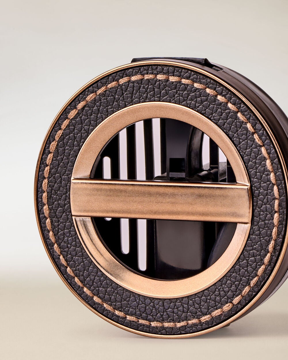 Leather Stitched Car Fragrance Holder - Image 2