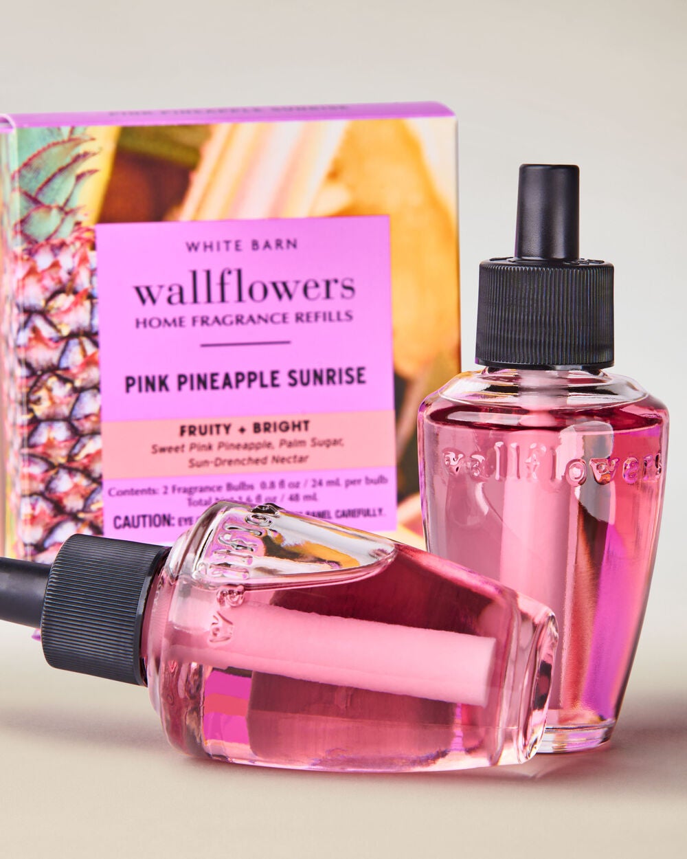 Pink Pineapple Sunrise Wallflowers Refills 2-Pack - Image 2