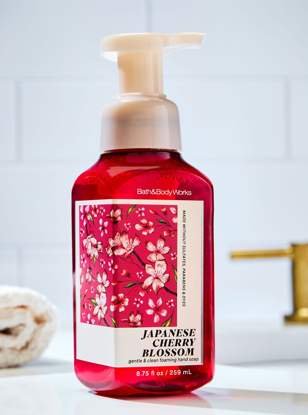 Japanese Cherry Blossom Gentle & Clean Foaming Hand Soap - Image 7