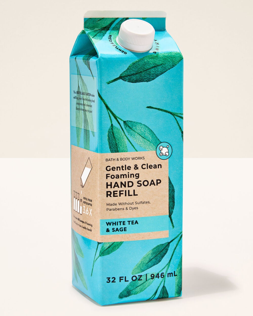 White Tea & Sage Gentle & Clean Foaming Refill