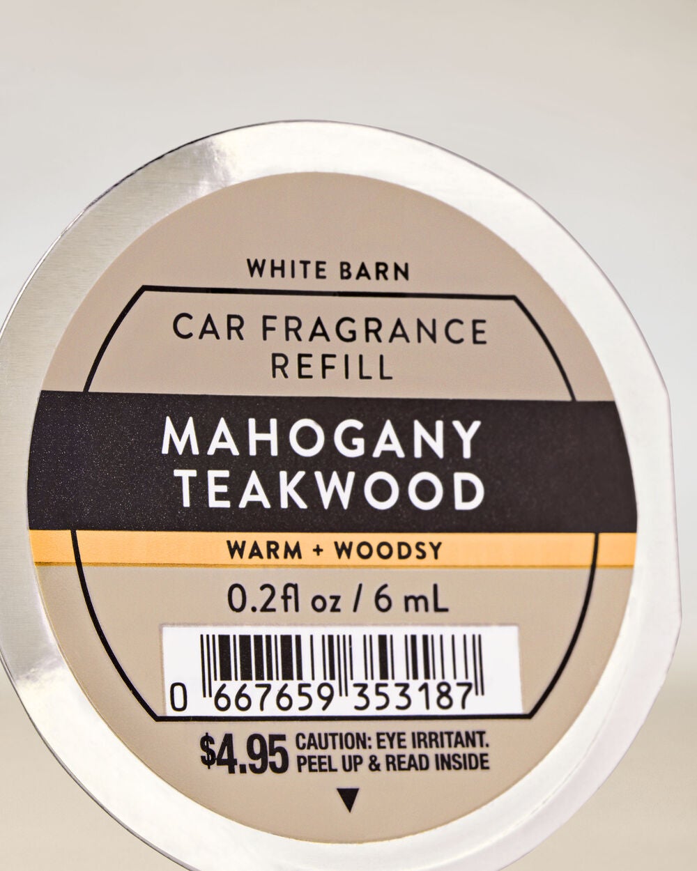 Mahogany Teakwood Car Fragrance Refill - Image 2