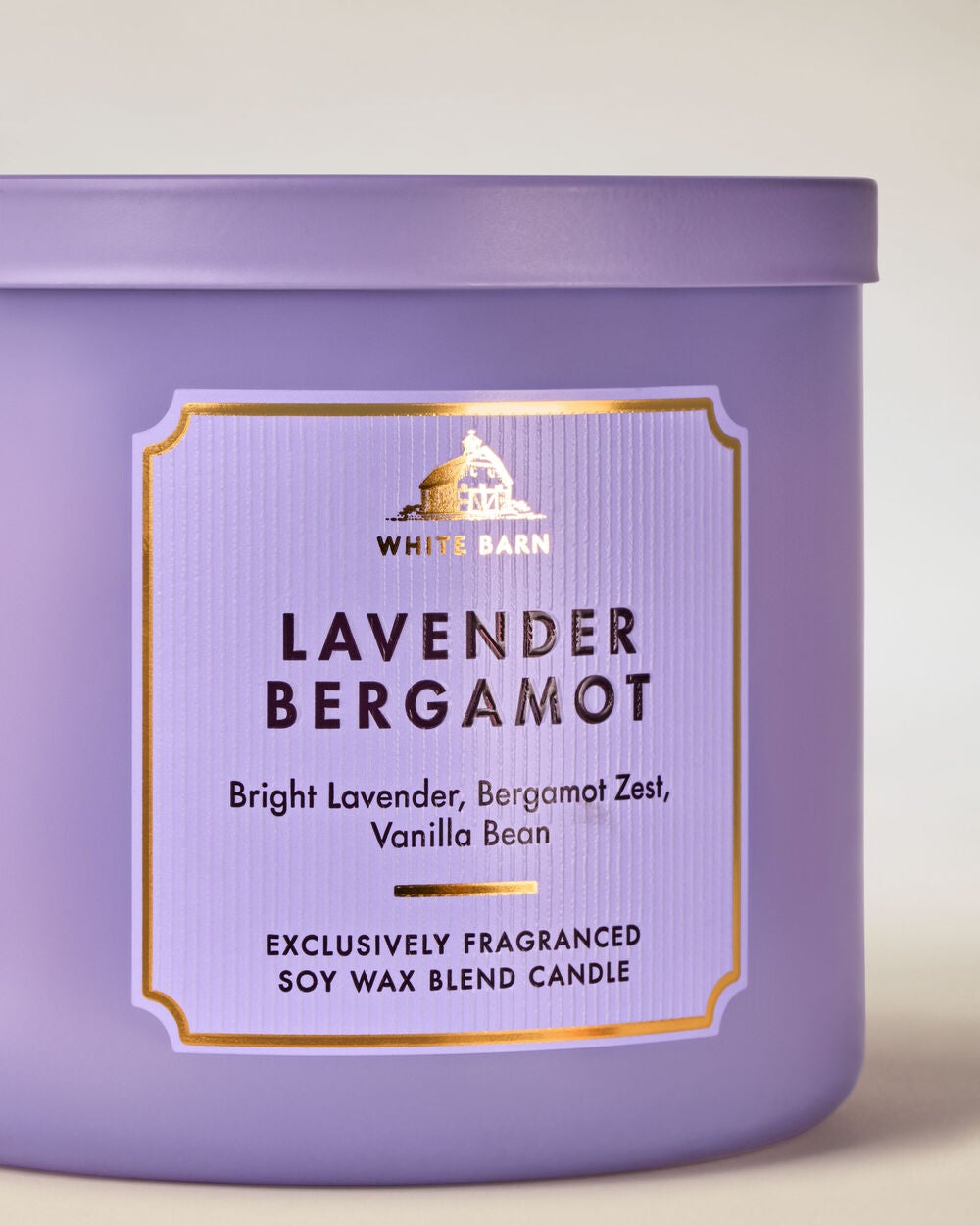 Lavender Bergamot 3-Wick Candle - Image 2