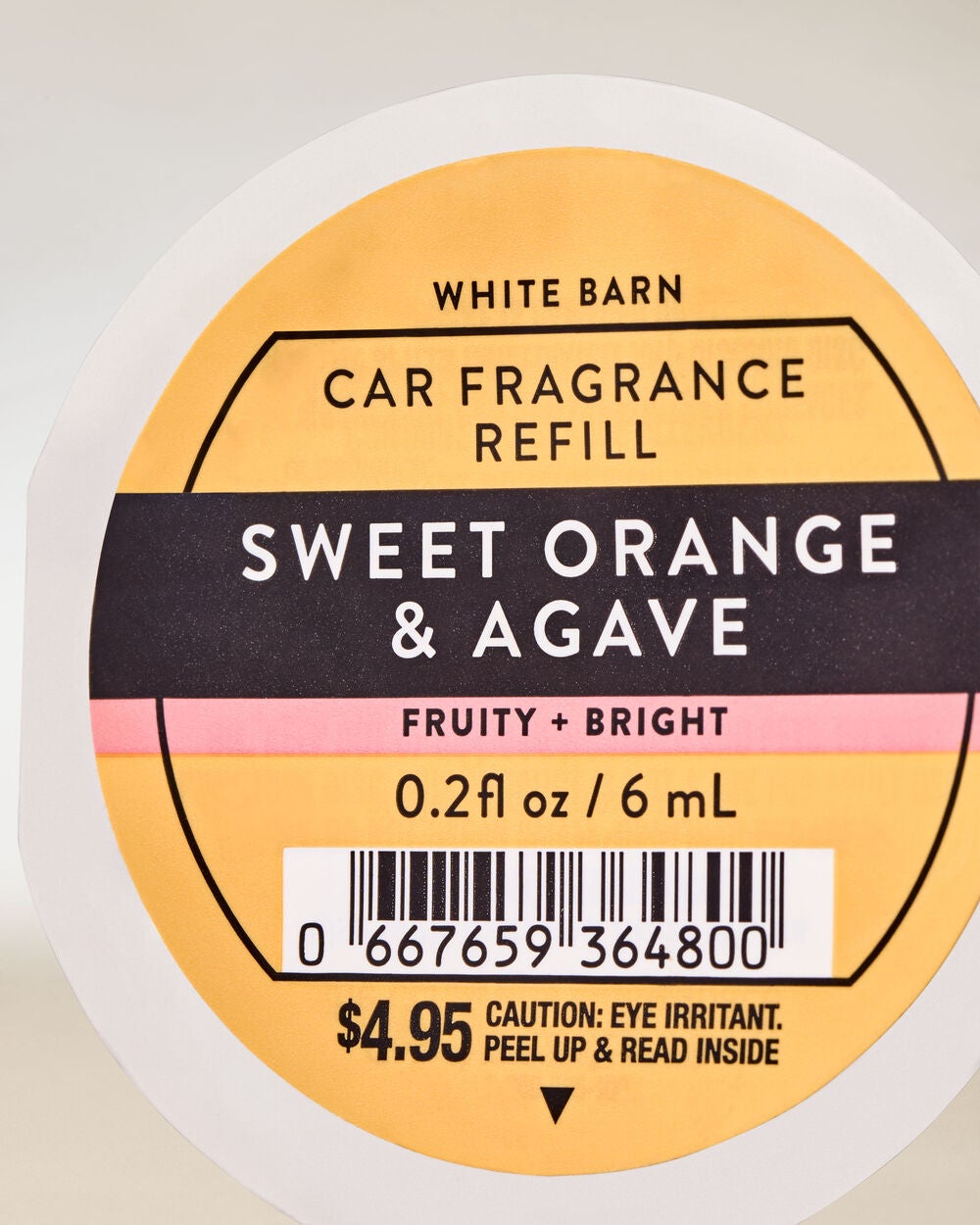 Sweet Orange & Agave Car Fragrance Refill - Image 2