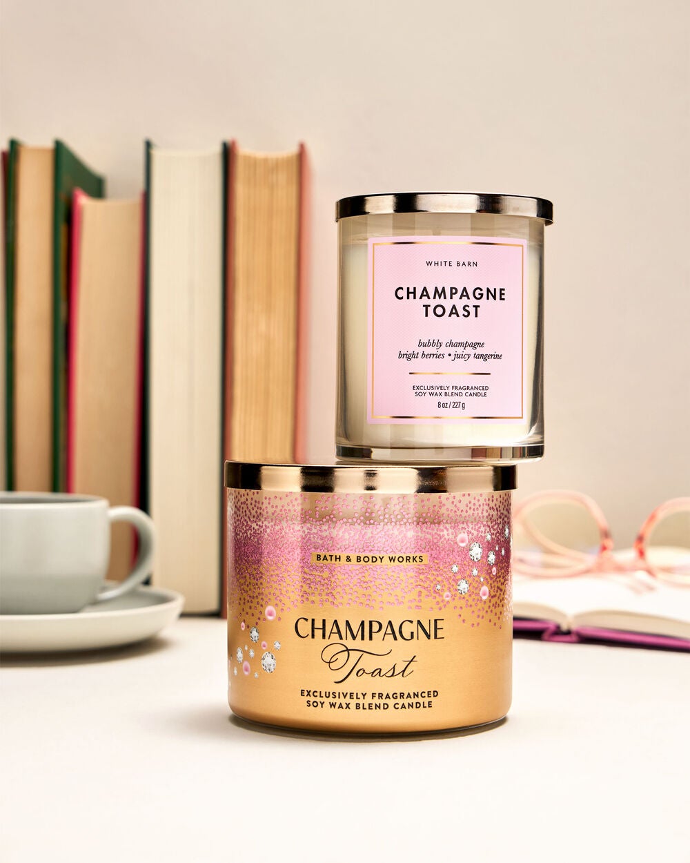 Champagne Toast Single Wick Candle - Image 6