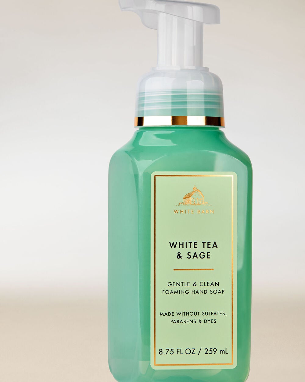 White Tea & Sage Gentle & Clean Foaming Hand Soap - Image 2