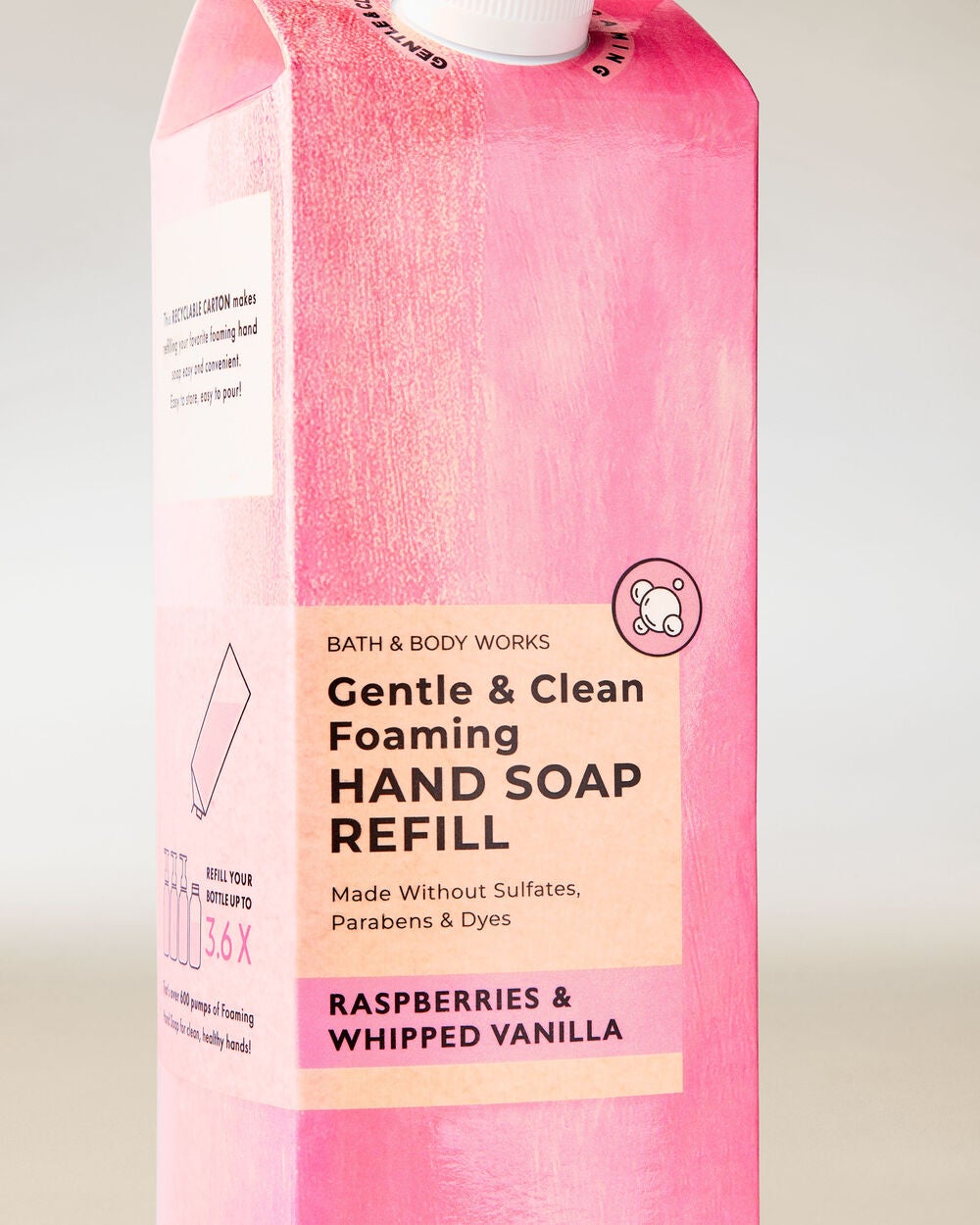Raspberries & Whipped Vanilla Gentle & Clean Foaming Refill - Image 2