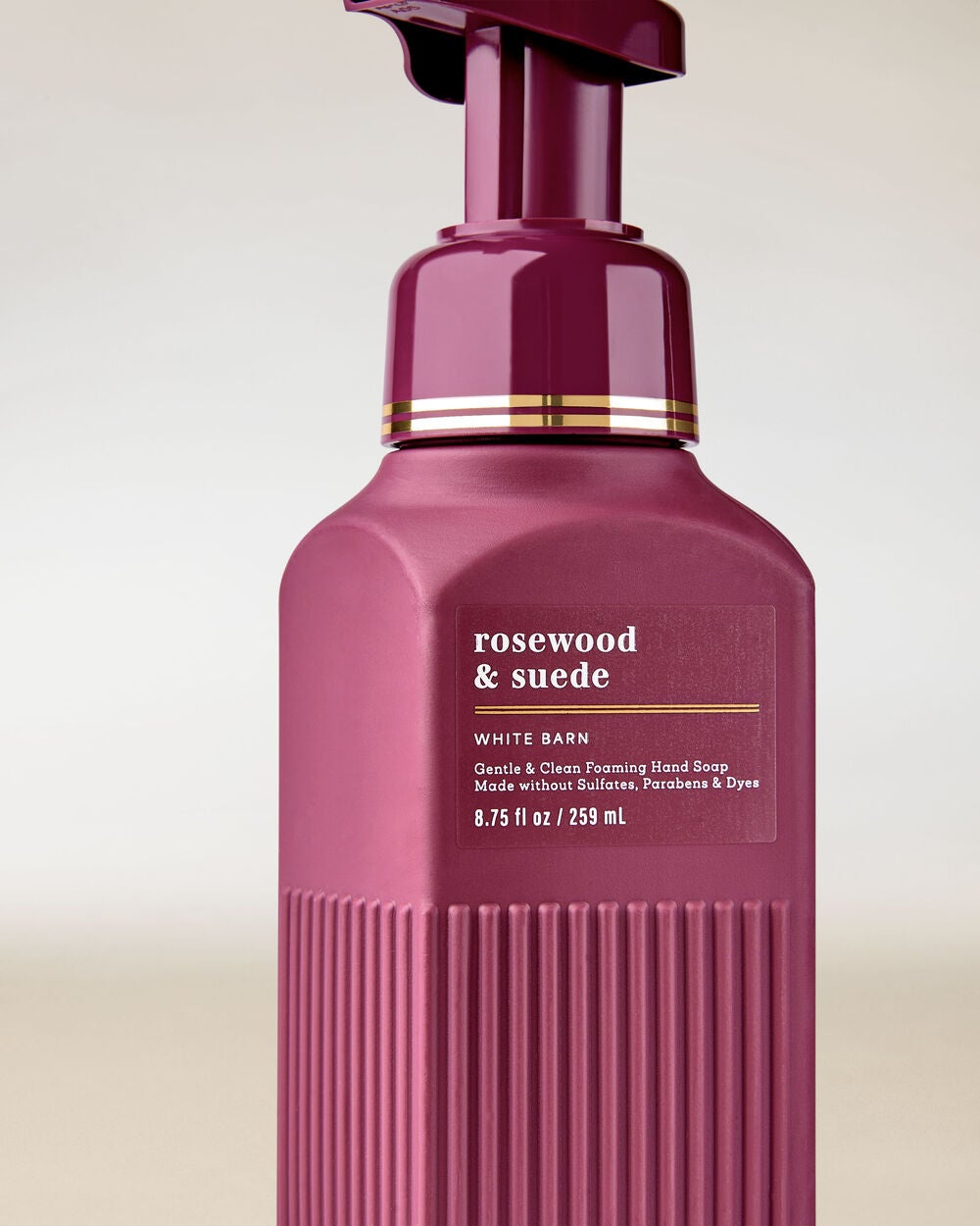 Rosewood & Suede Gentle & Clean Foaming Hand Soap - Image 2