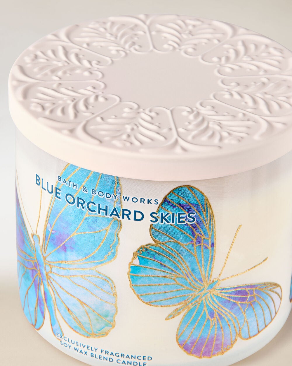 Blue Orchard Skies 3-Wick Candle - Image 2