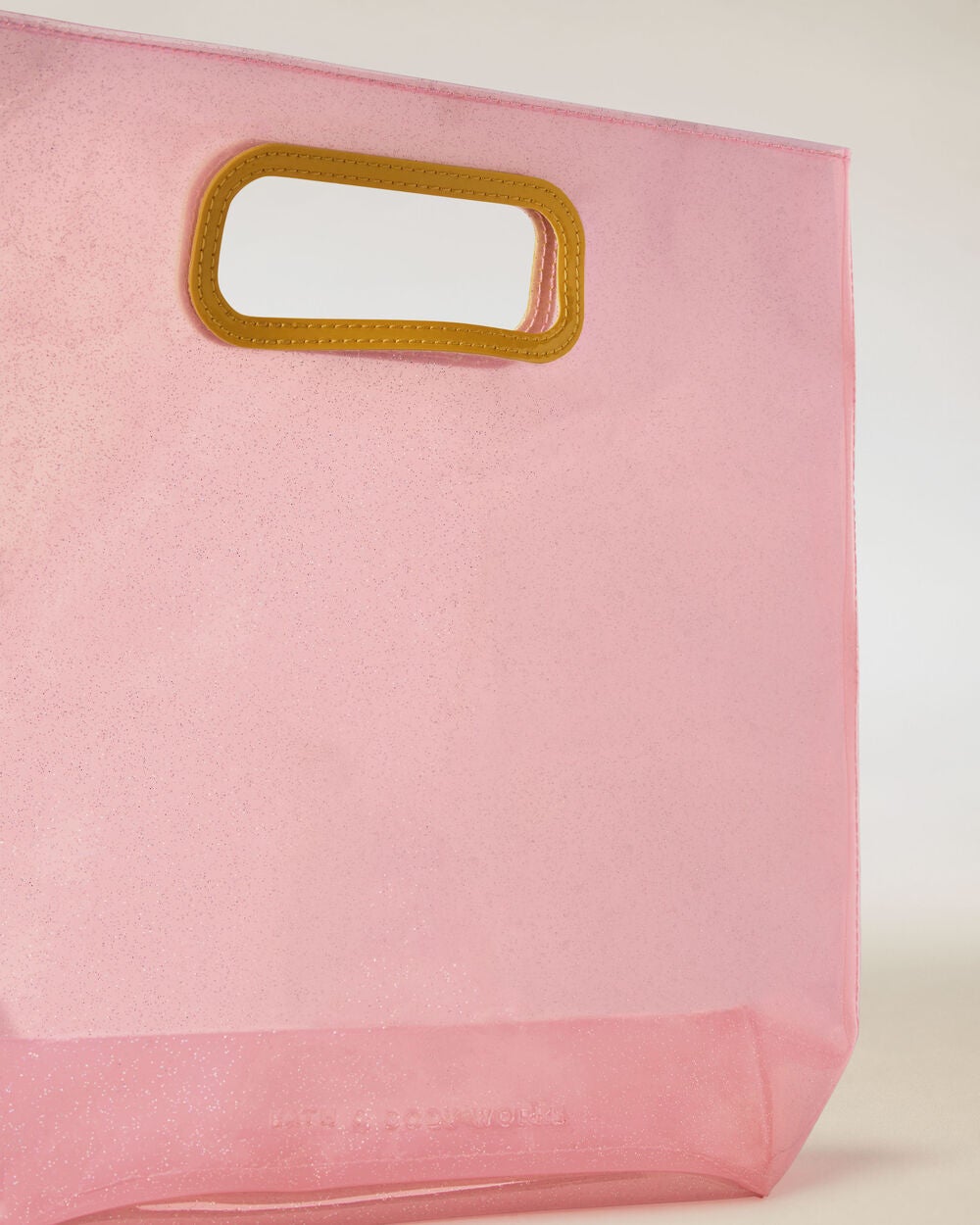 Pink Sparkly Translucent Gift Bag - Image 2