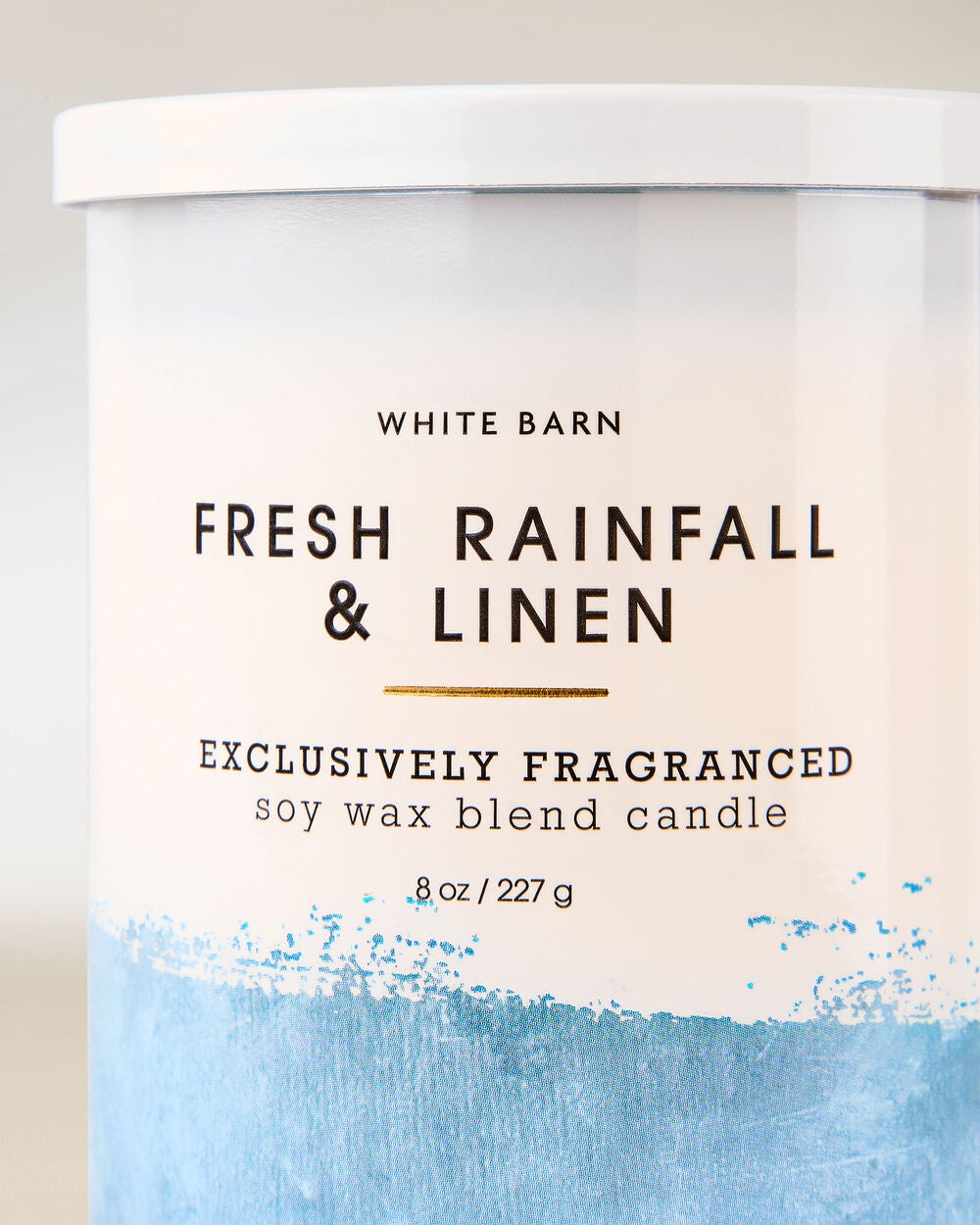 Fresh Rainfall & Linen Single Wick Candle - Image 2
