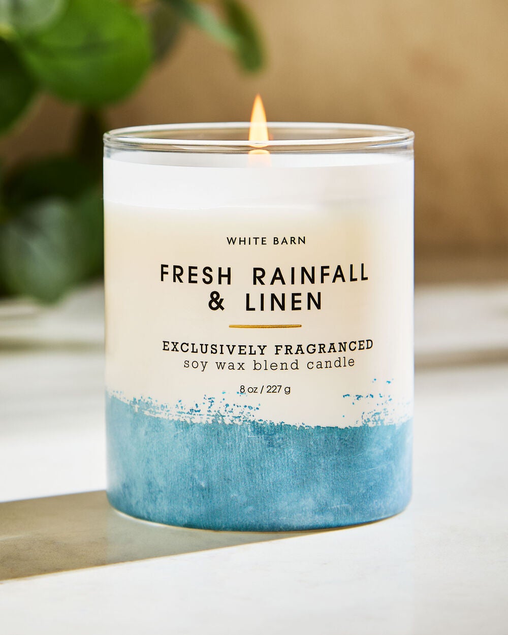 Fresh Rainfall & Linen Single Wick Candle - Image 6