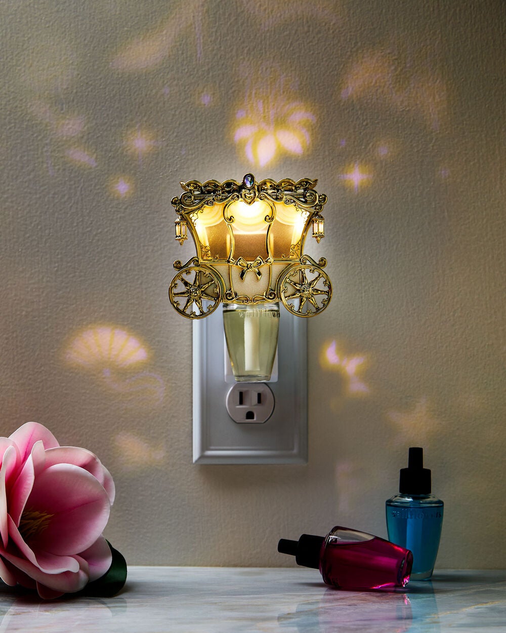 Disney Princess Carriage Projector Nightlight Wallflowers Fragrance Plug - Image 4