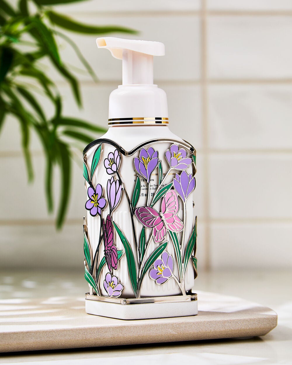 Shimmery Butterflies & Flowers Soap Holder - Image 3