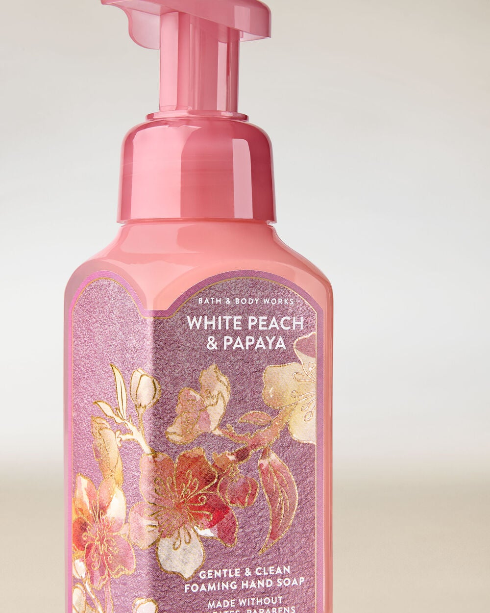 White Peach & Papaya Gentle & Clean Foaming Hand Soap - Image 2