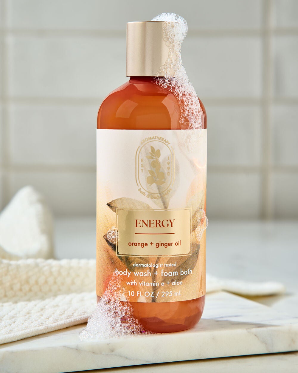 Orange Ginger Body Wash & Foam Bath - Image 6