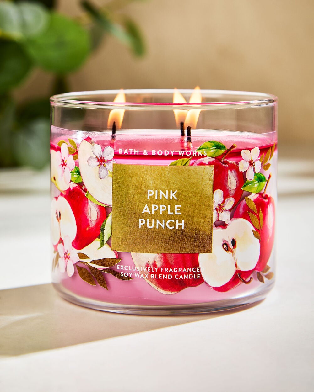 Pink Apple Punch 3-Wick Candle - Image 5