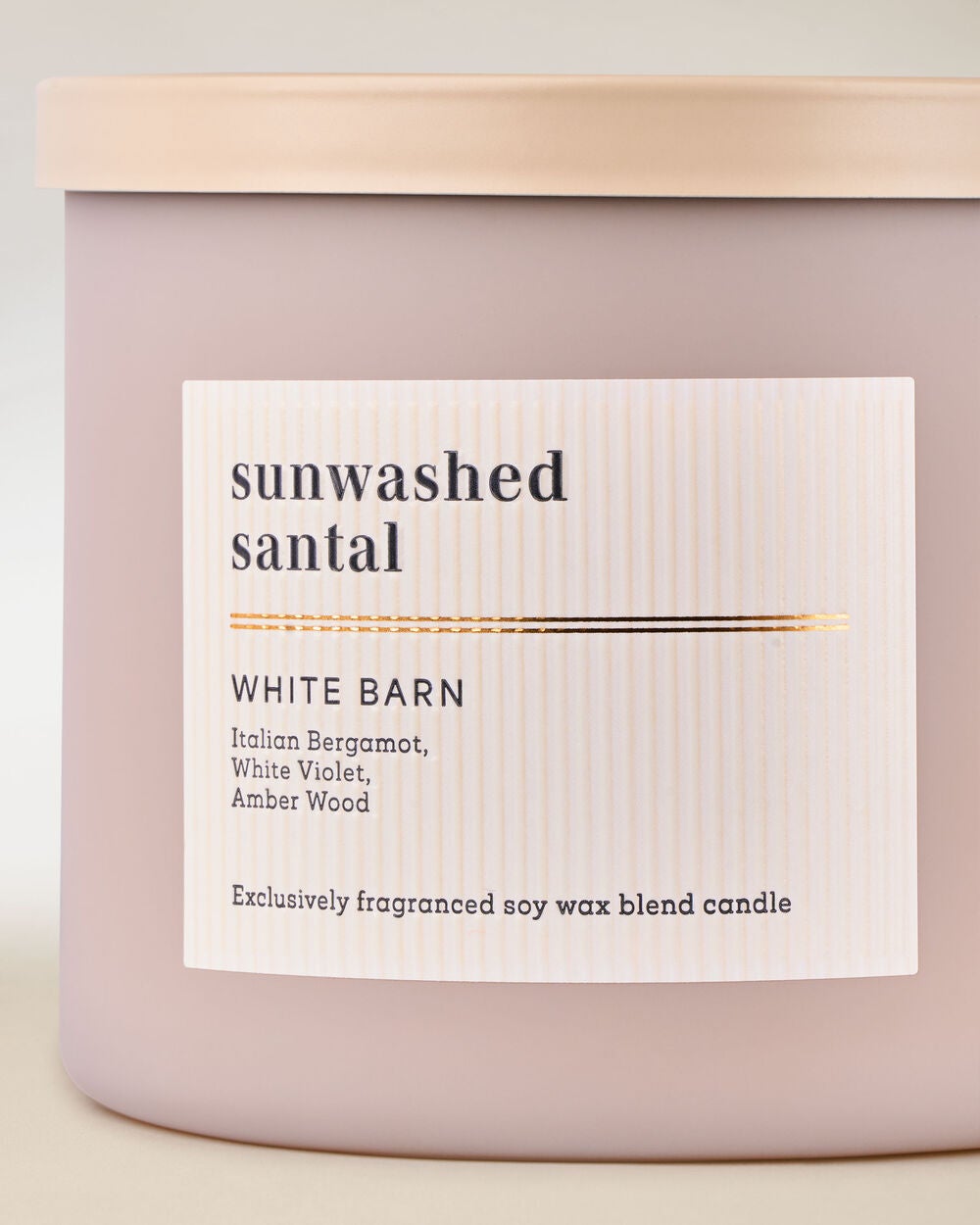 Sunwashed Santal 3-Wick Candle - Image 2