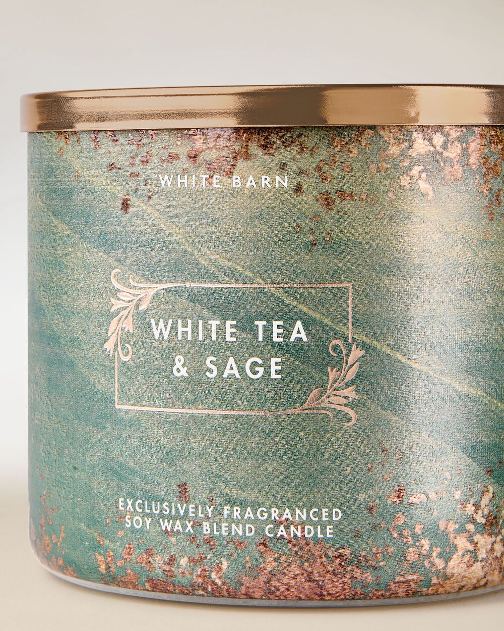 White Tea & Sage 3-Wick Candle - Image 2