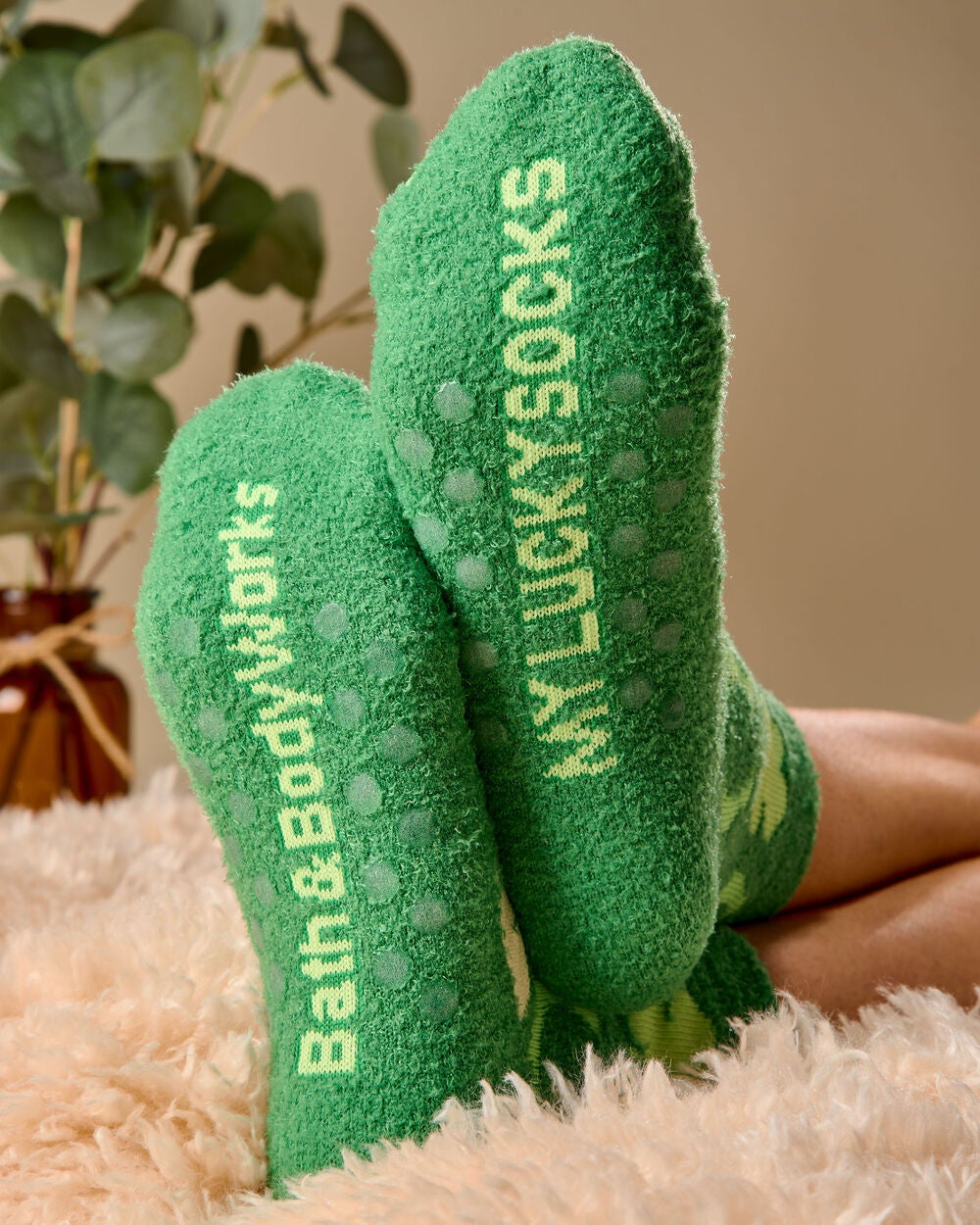Lucky St. Patty's Day Shea-Infused Lounge Socks - Image 3