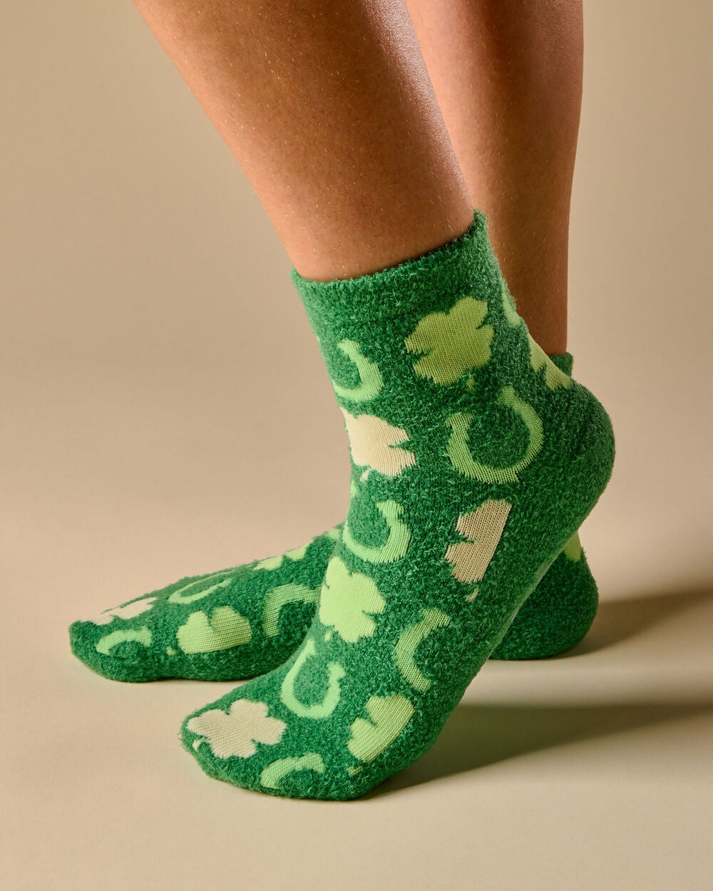 Lucky St. Patty's Day Shea-Infused Lounge Socks - Image 4