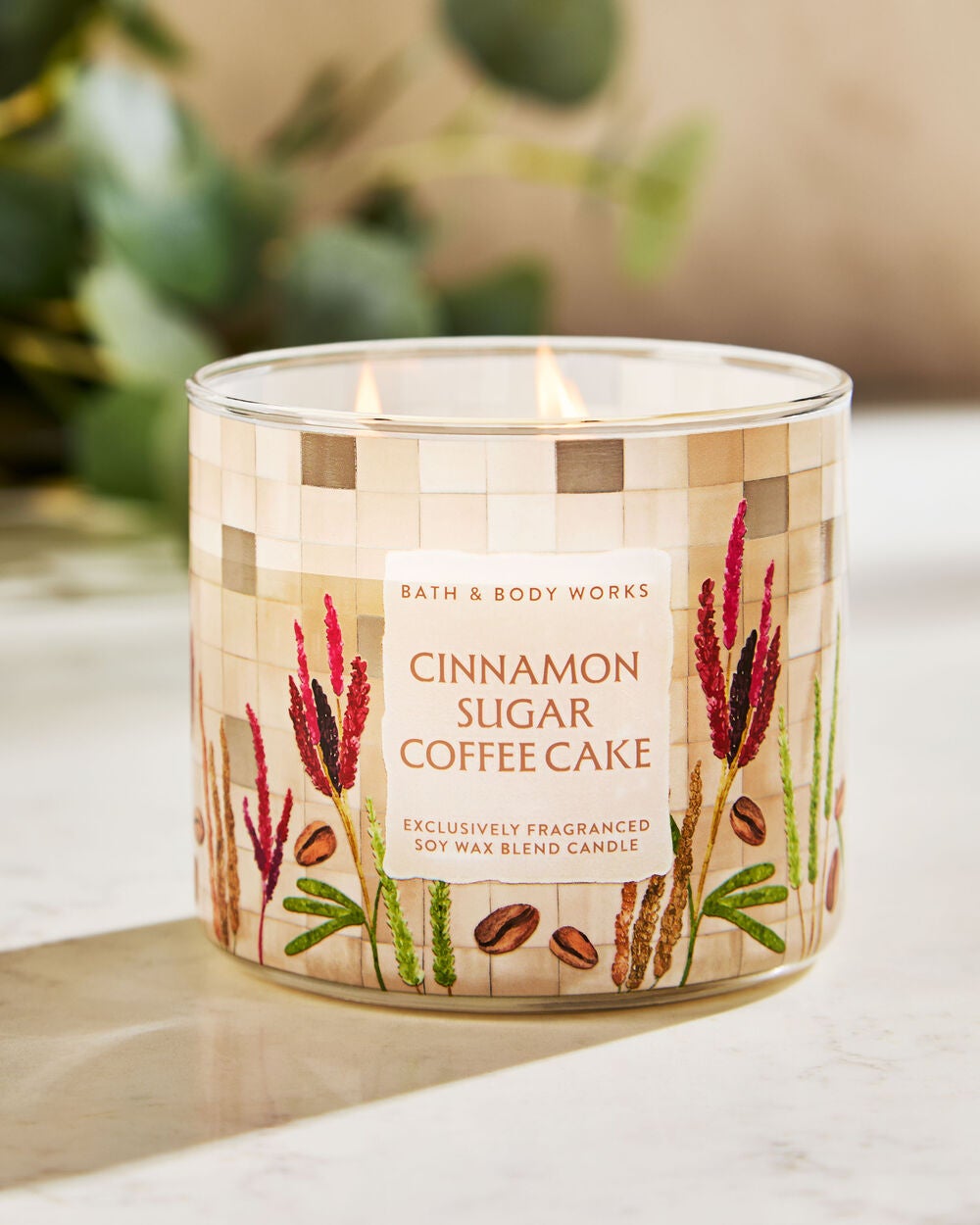 Cinnamon Sugar Coffee Cake 3-Wick Candle - Image 6