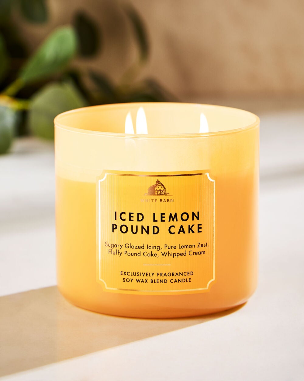 Iced Lemon Pound Cake 3-Wick Candle - Image 6
