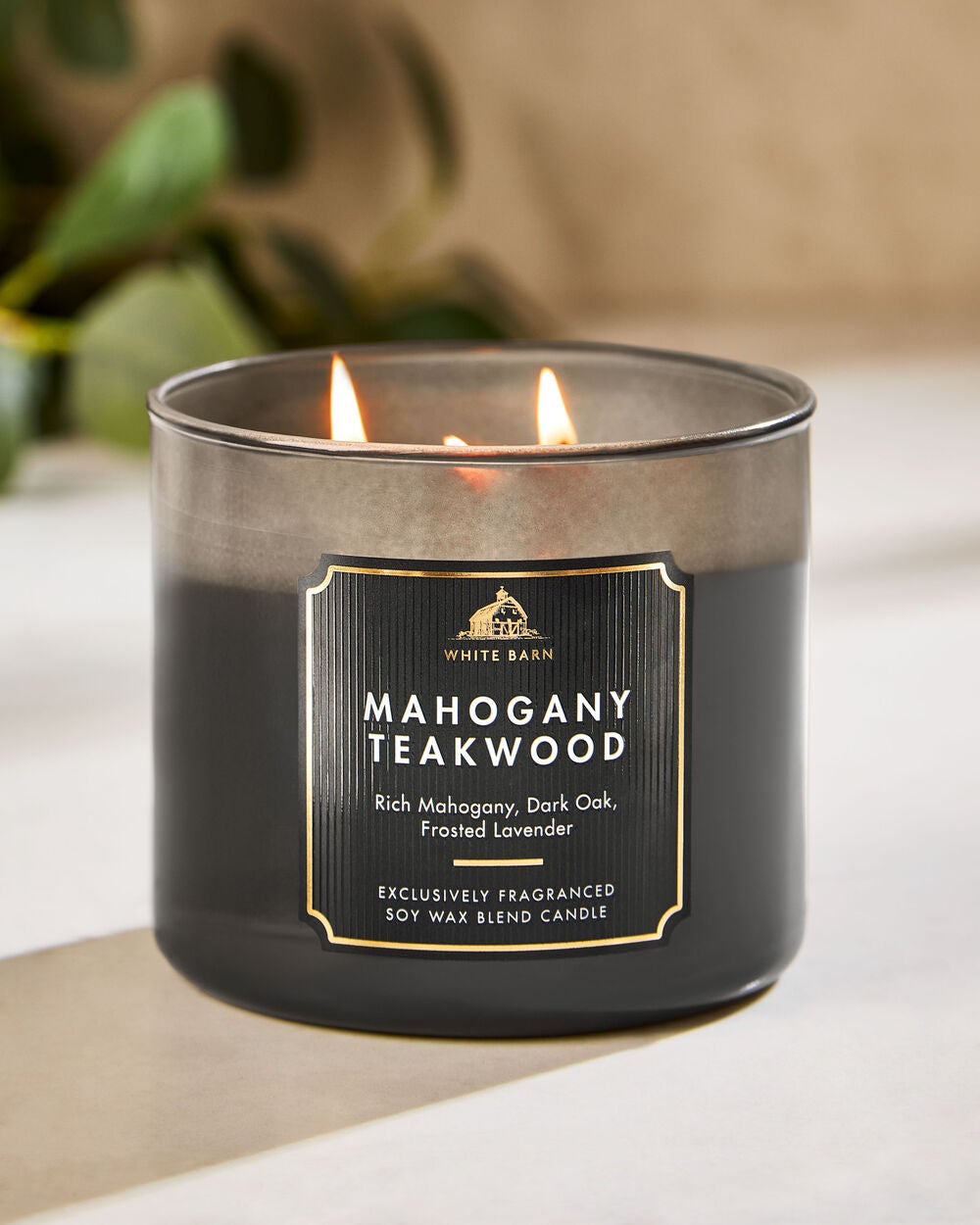 Mahogany Teakwood 3-Wick Candle - Image 6