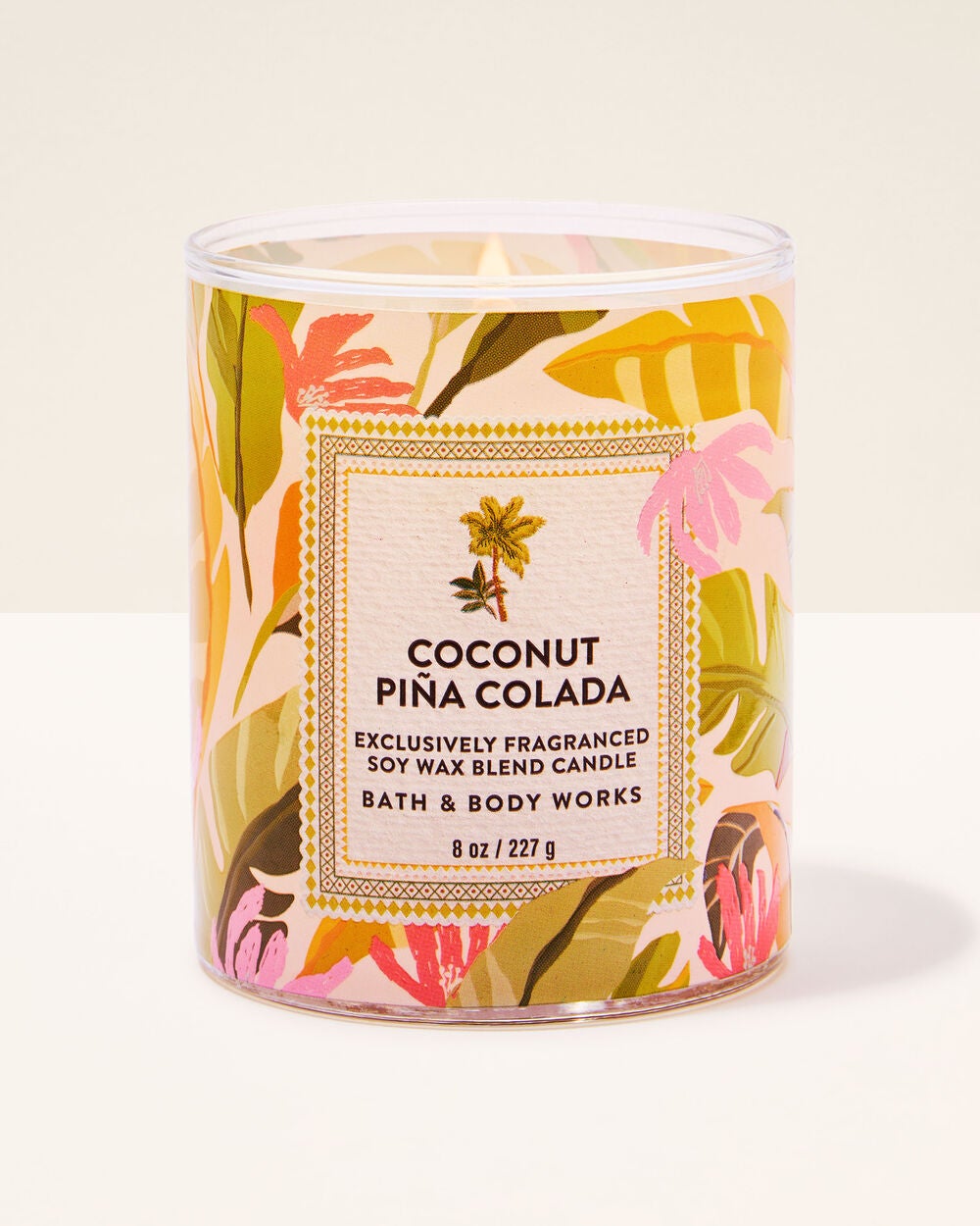 Coconut Pi?a Colada Single Wick Candle