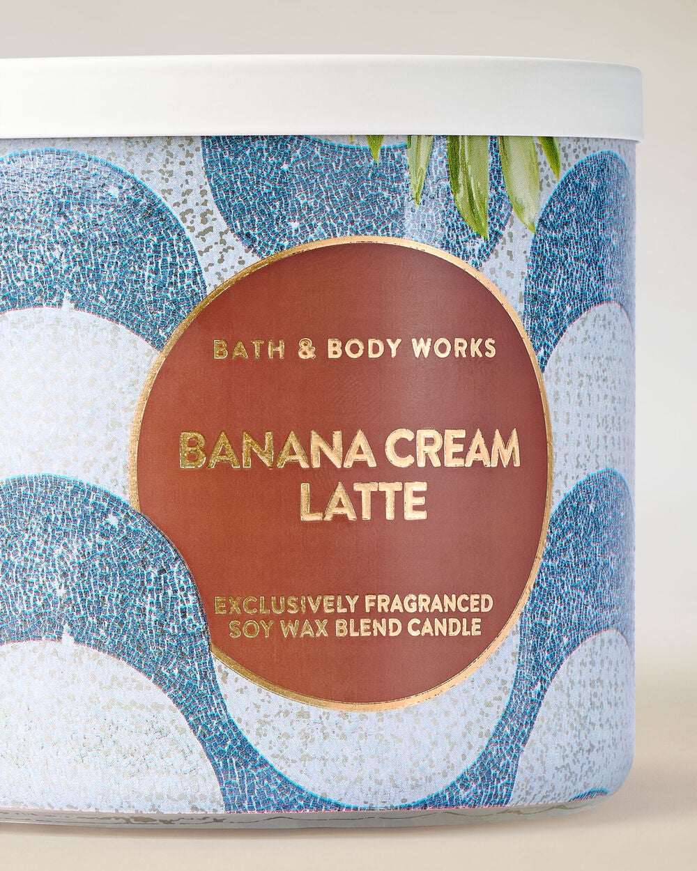 Banana Cream Latte 3-Wick Candle - Image 2