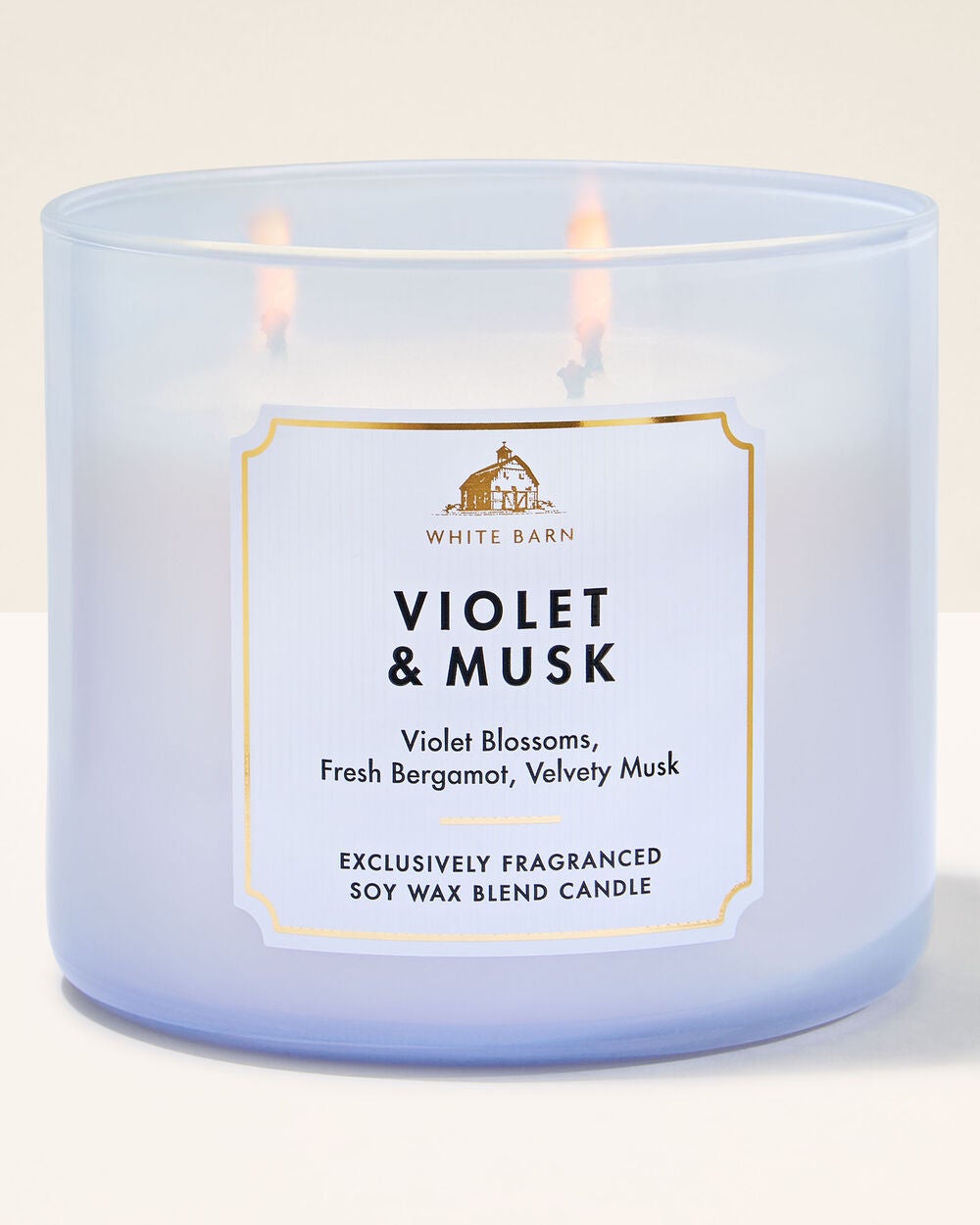 Violet & Musk 3-Wick Candle