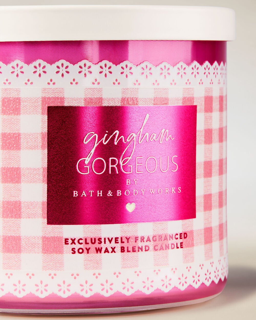 Gingham Gorgeous 3-Wick Candle - Image 2