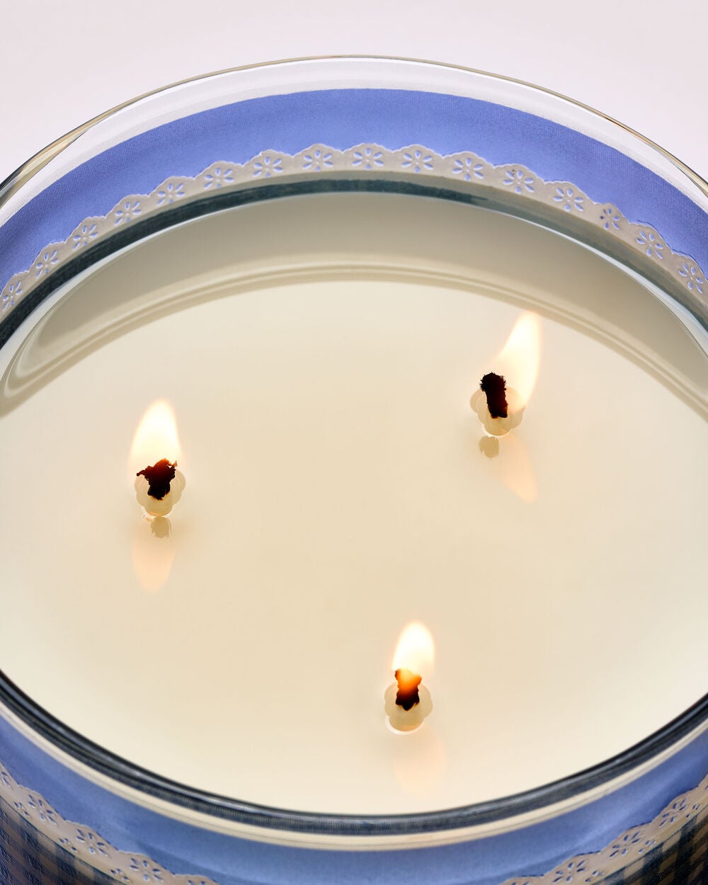 Gingham 3-Wick Candle - Image 5