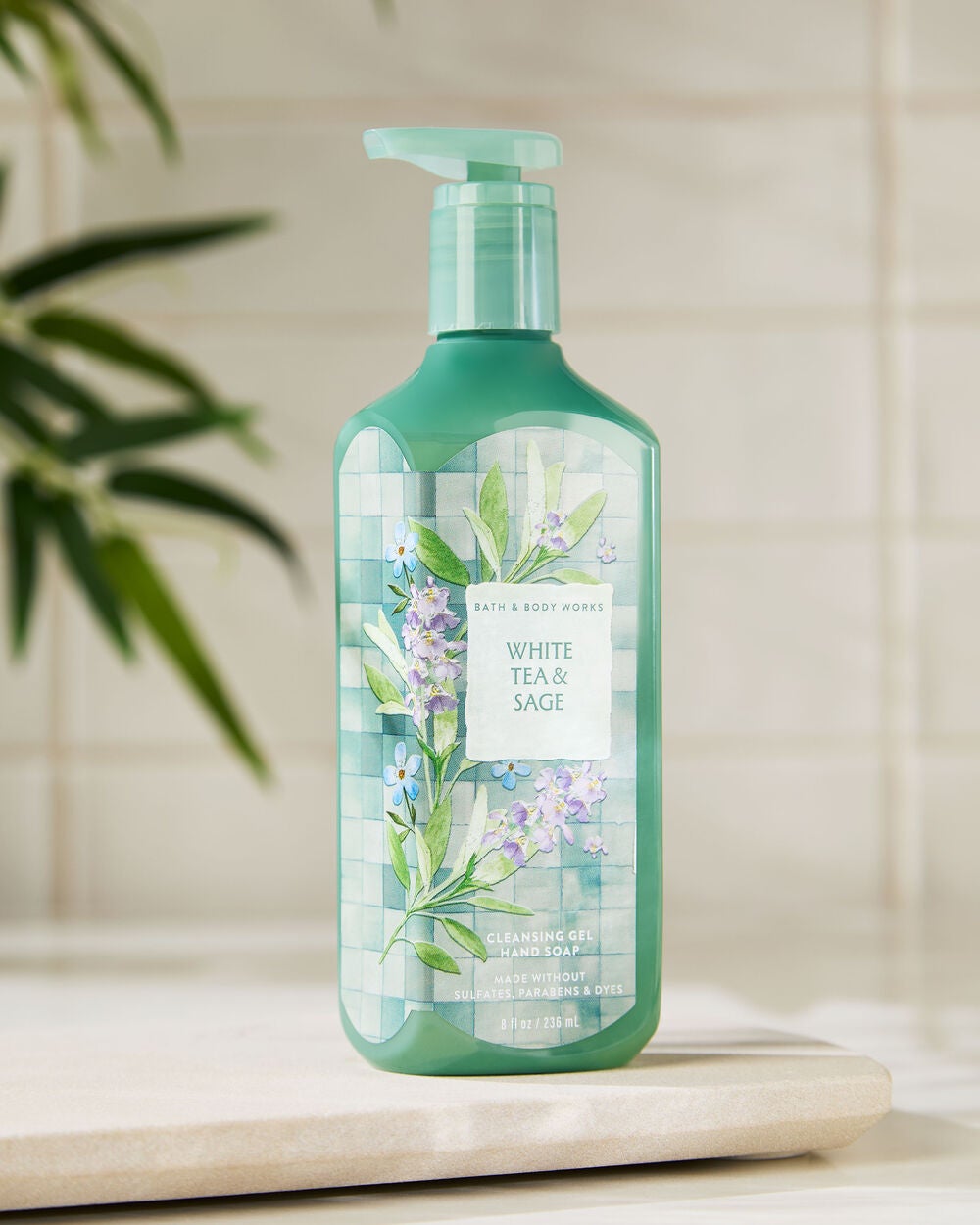 White Tea & Sage Cleansing Gel Hand Soap - Image 7
