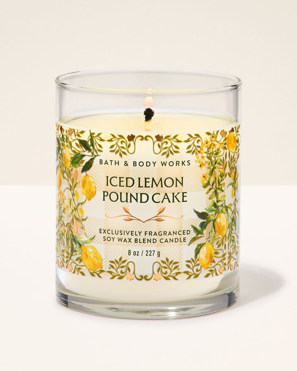 Iced Lemon Pound Cake Single Wick Candle