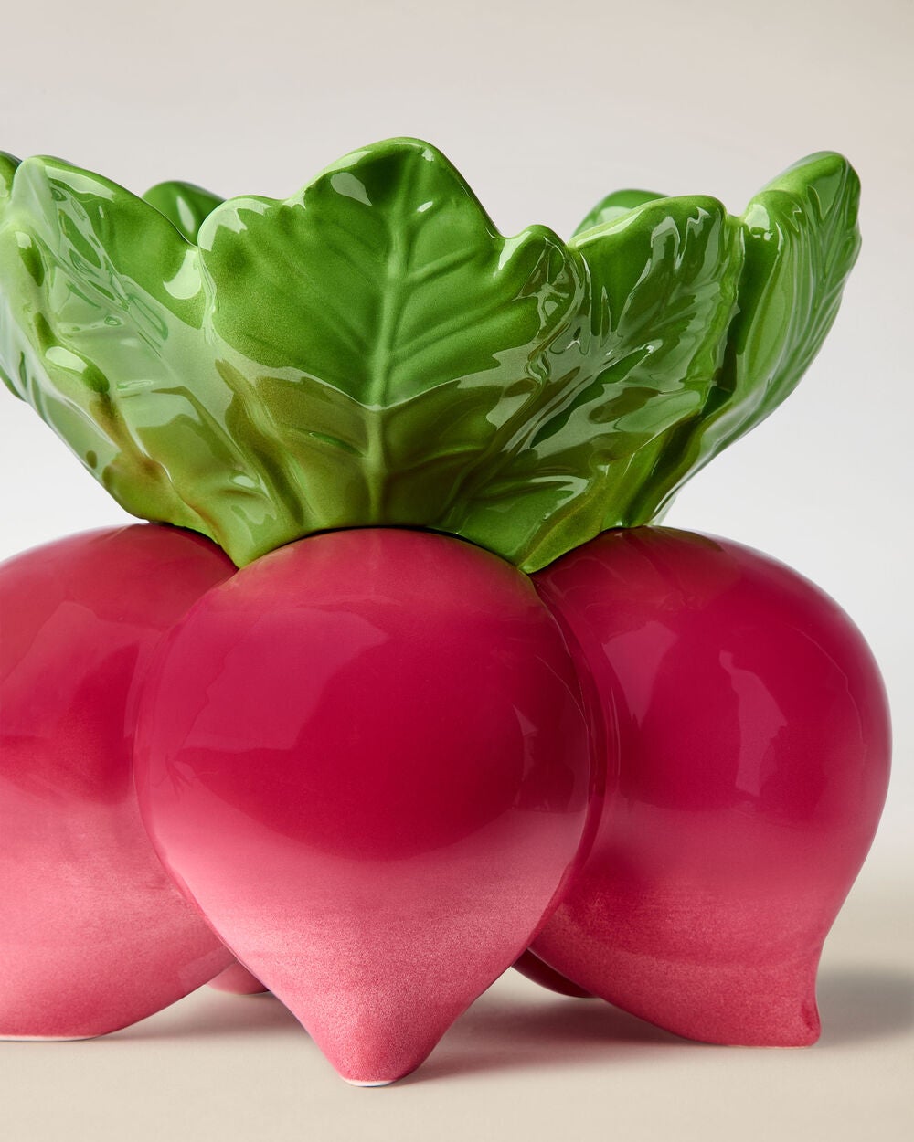 Beet Pedestal 3-Wick Candle Holder - Image 3