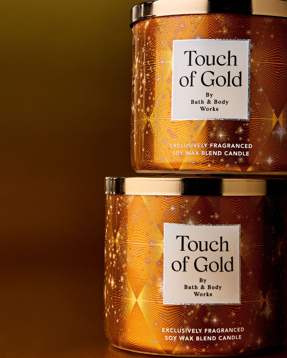 Touch Of Gold 3-Wick Candle - Image 2