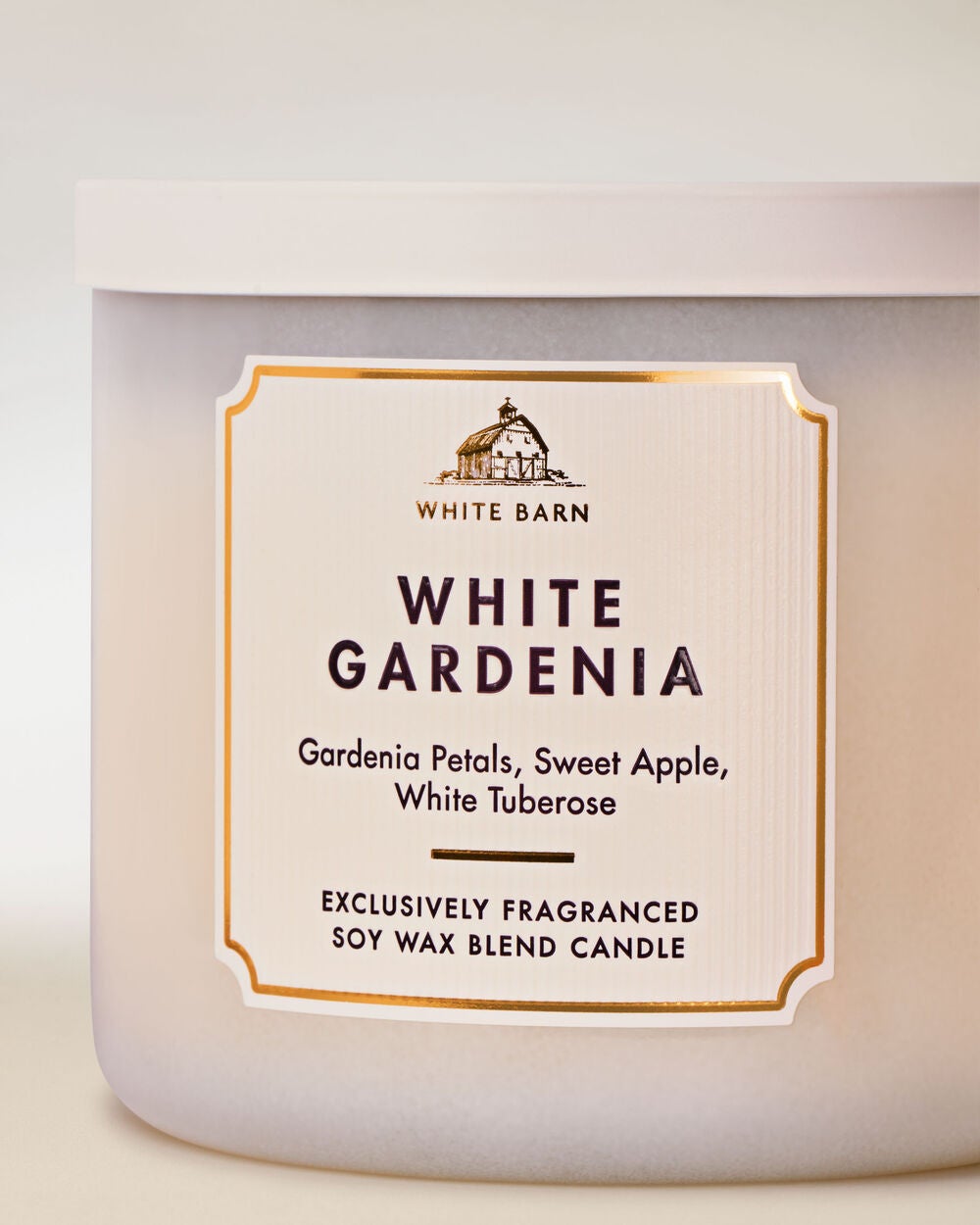 White Gardenia 3-Wick Candle - Image 2